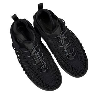 Keen Uneek Sandals Black Hiking Sneakers Outdoor Trail Comfort Lace-Up Men’s 9.5